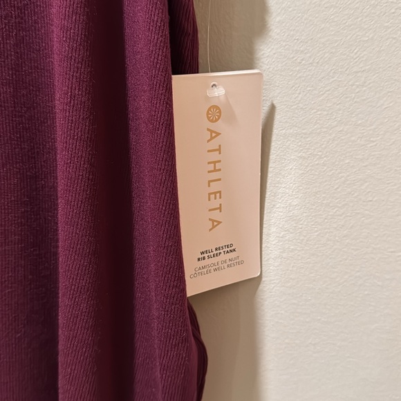 NWT Athleta Well Rested Rib Sleep Tank - Picture 2 of 6